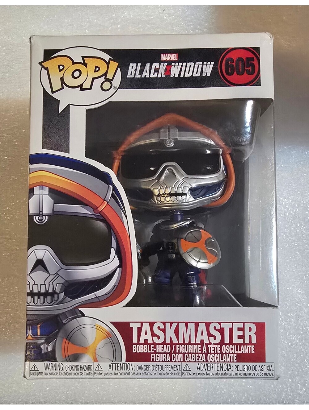 Funko Pop! Black Widow Marvel #605 Taskmaster Vaulted